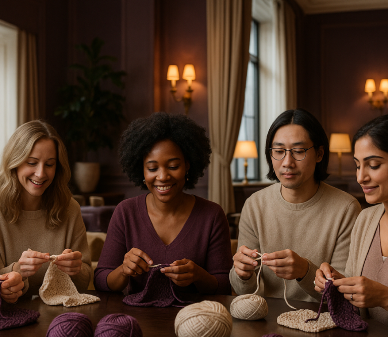 About The Loop between Us, an experience for luxurious hotels and spas A mindful, tactile experience that combines traditional handcraft with modern wellness. In private or small-group ritual, guests slow down